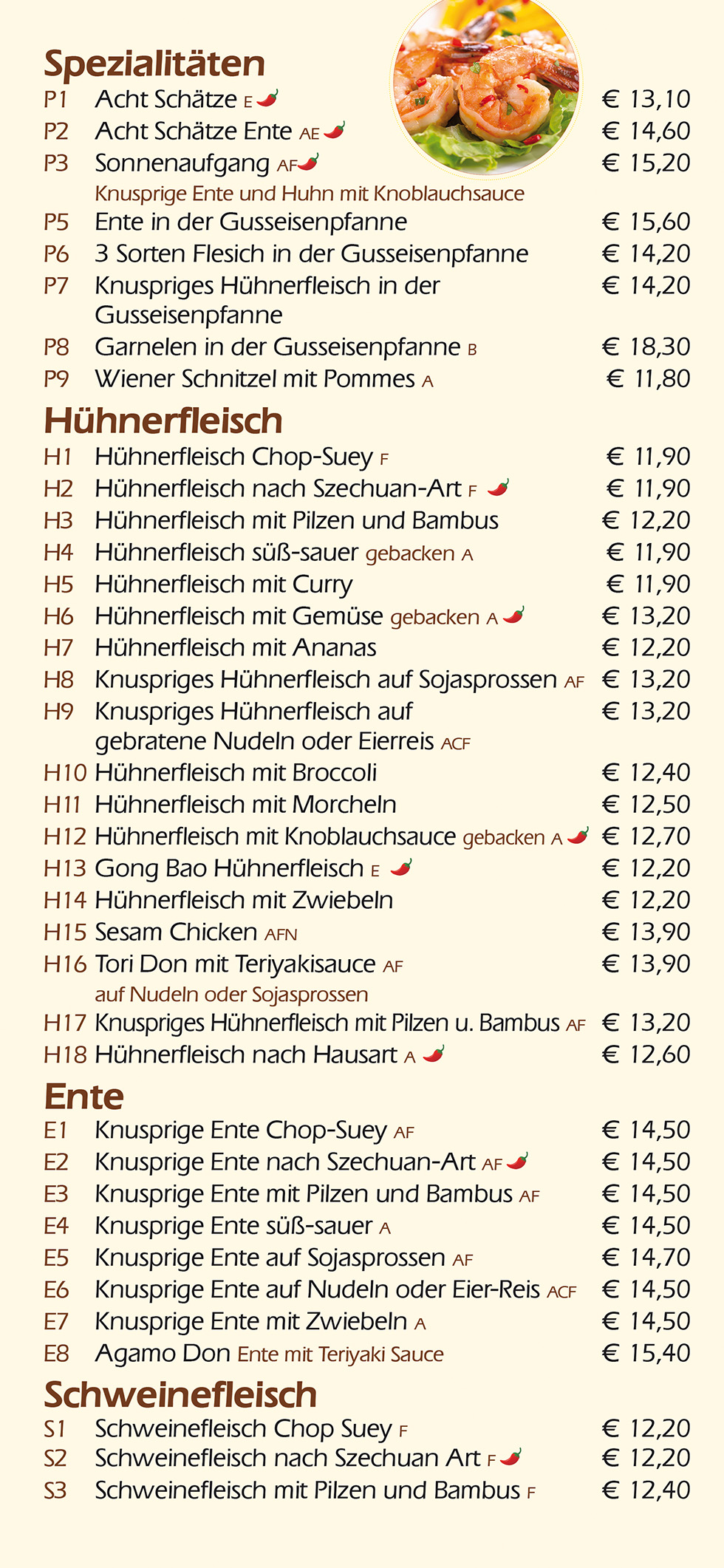 ASIA RESTAURANT SONNE Bahnhofstraße 51, 4230 Pregarten, Tel. 07236/21109